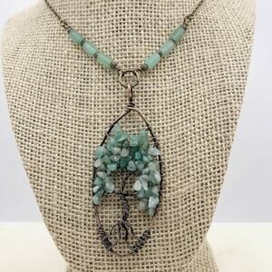 Tree of Life Aventurine  necklace‎